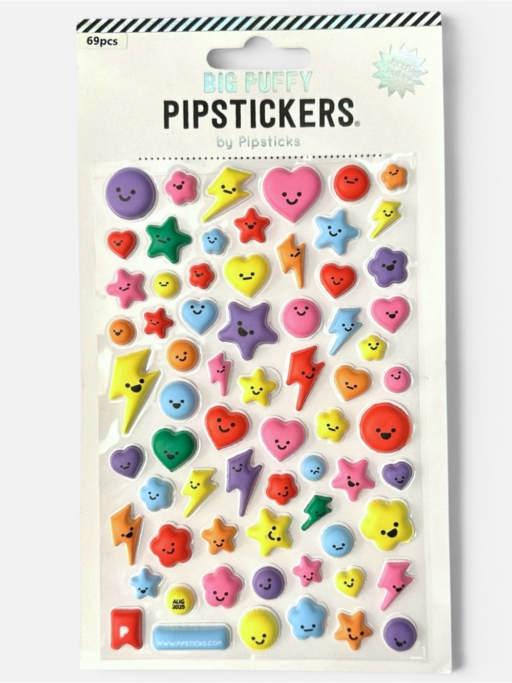 Pipsticks Big Puffy Kawaii Planner Stickers | 69pc NWT